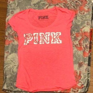 Victoria’s Secret pink short sleeve shirt, sz S